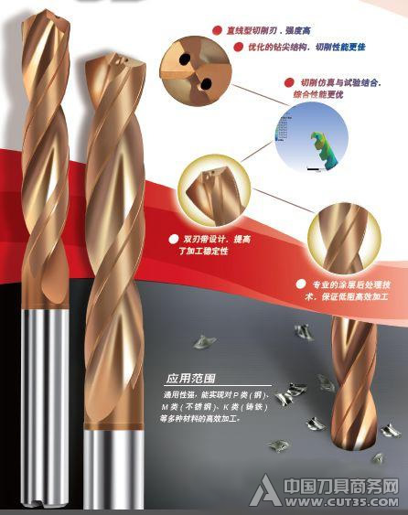 新一代通用加工(gōng)麻花鑽：GD系列